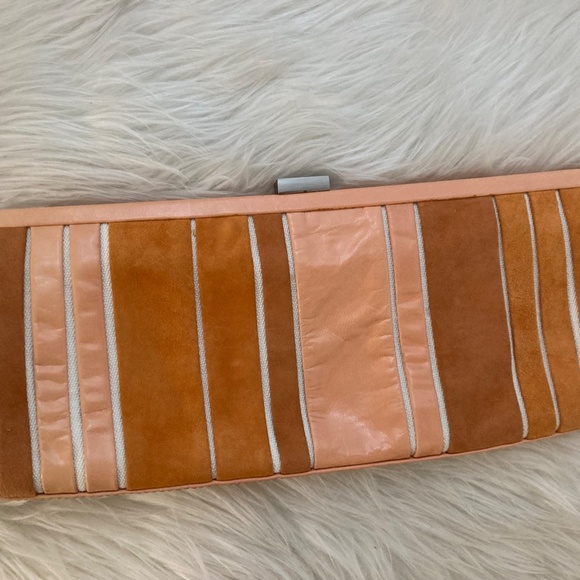 Kenneth Cole orange clutch/purse - Picture 2 of 4
